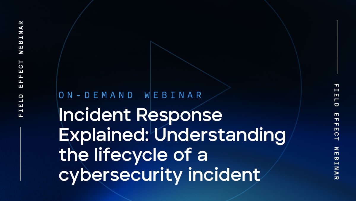 Incident Response Explained Lifecycle Of A Cyber Incident Field Effect 3339